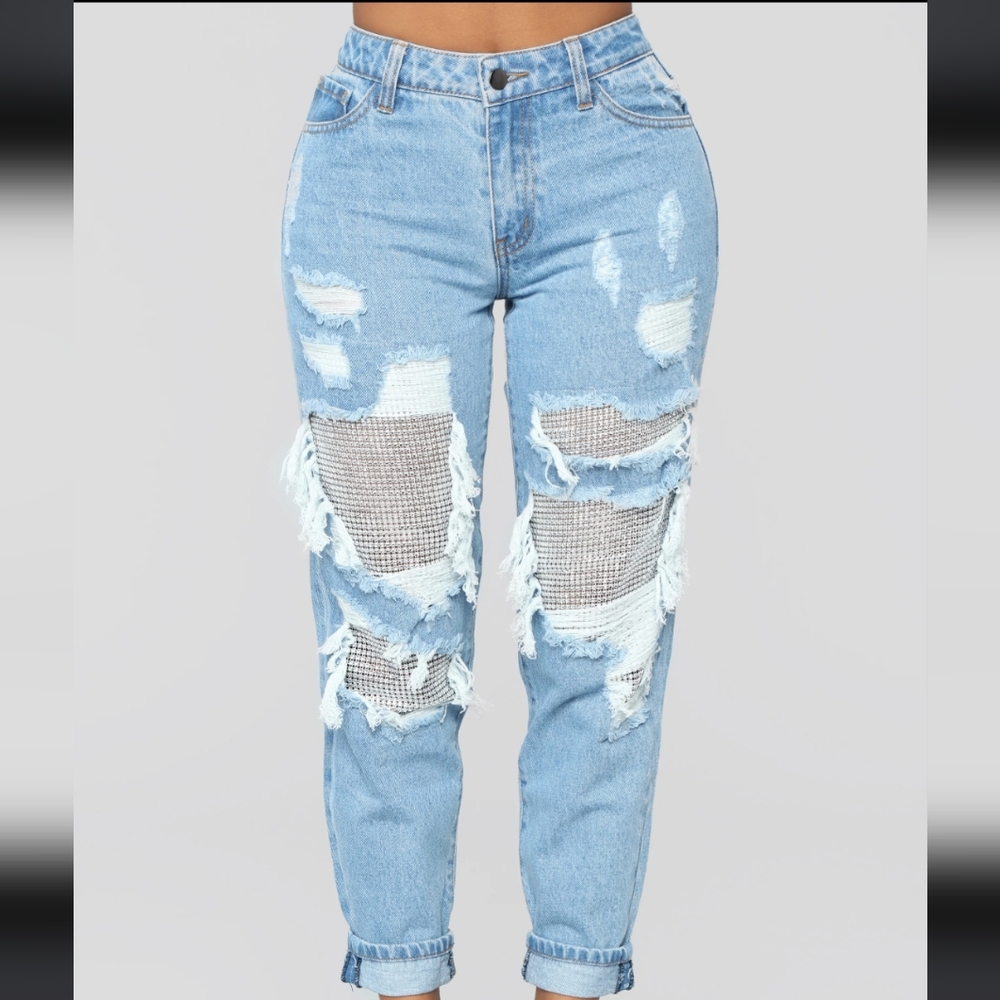 Rhinestone Jeans